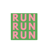 Runner Sticker by Run Sweat Sip