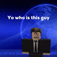 robwoken roblox roblox news yo who is this guy GIF