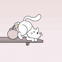 Black Cat GIF by doodles