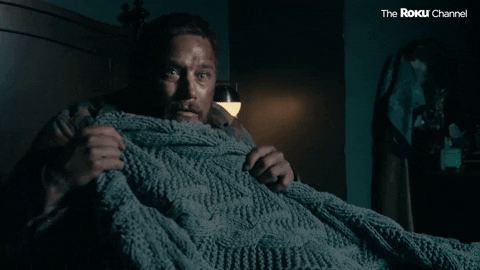 Scared Travis Fimmel GIF by The Roku Channel