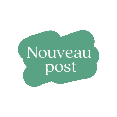 Post Nouveau Sticker by Gens de Confiance
