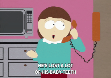 eric cartman baby teeth GIF by South Park 