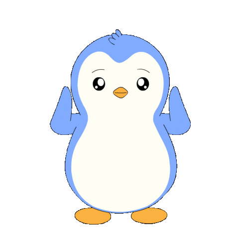 I Love You Hearts Sticker by Pudgy Penguins