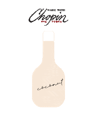 Alcohol Coconut Sticker by Chopin Vodka