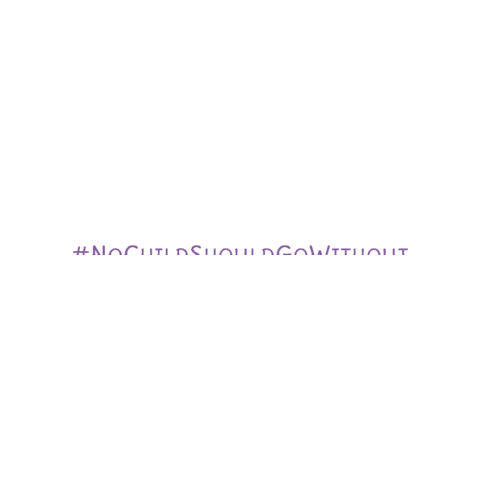 Abernecessities giphyupload abernecessities nochildshouldgowithout Sticker