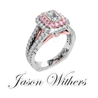 Diamond Rings Gold Sticker by Jason Withers