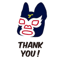 French Bulldog Thank You Sticker by BLIMP