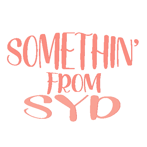 Somethinfromsyd Sticker