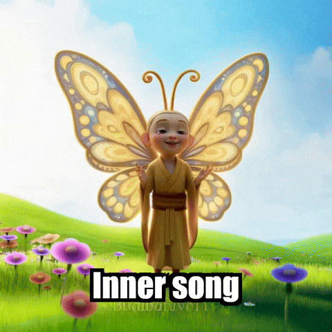 Inner Peace Strength GIF by BuddhaFlyJourney