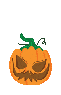 Halloween Pumpkin Sticker by Welo