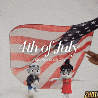 Independence Day Celebration GIF by Zhotcita