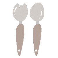 ごはん Cutlery Sticker