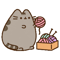 Arts And Crafts Cats Sticker by Pusheen