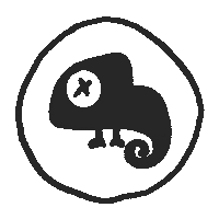Charly Black Logo Sticker by Marie Angeline