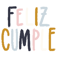 Feliz Cumple Happy Birthday Sticker