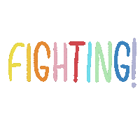 fihve pink rainbow blue green Sticker