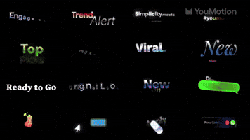 Simple Glare Glow Titles | Video |You Motion