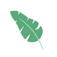 wave plant Sticker by Muchable