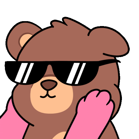 Face Sunglasses Sticker by BEARISH