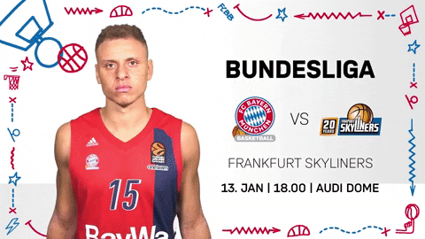 frankfurt bbl GIF by FC Bayern Basketball