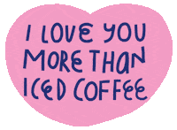 I Love You Heart Sticker by Hillustrations