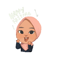 Baby Muslim Sticker by Rafhi Dominic