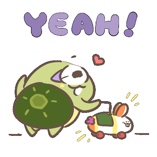 Rabbit Turtle Sticker