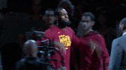 high five lebron james GIF by NBA