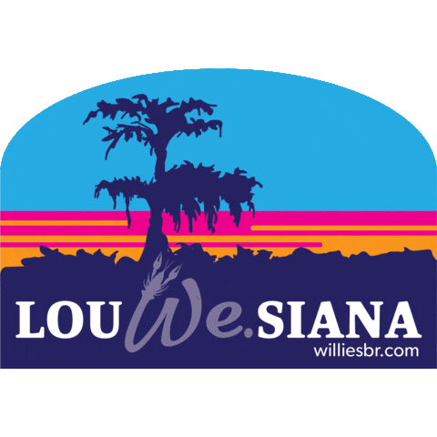Sunset Louisiana Sticker by williesbr