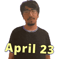 April 23 Sticker