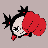 Fight Smash GIF by official_pucca