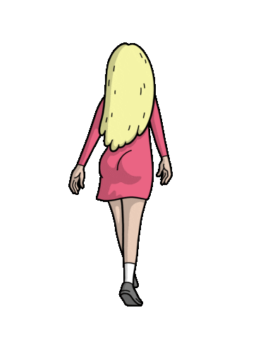 Walking Go Sticker by Comicada