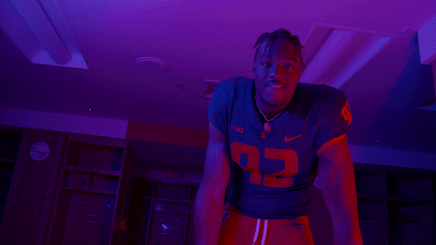 Get Loud Football GIF by Fighting Illini Athletics