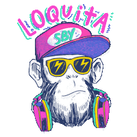 massivo records loquita Sticker by Carbon Fiber Music