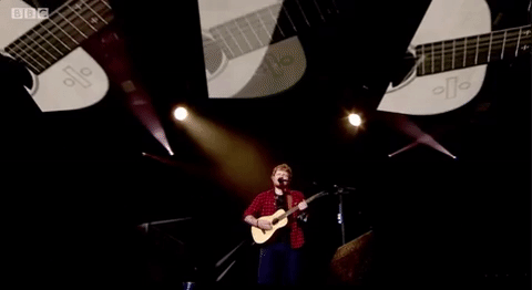 ed sheeran GIF by Glastonbury Festival 2017
