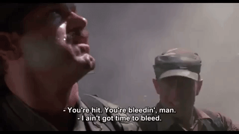 i ain't got time to bleed predator GIF