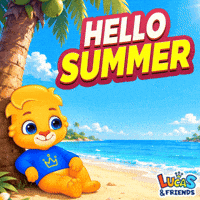 Relaxing Summer Fun GIF by Lucas and Friends by RV AppStudios