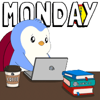 Tired Over It Sticker by Pudgy Penguins