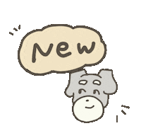 sugar_schna dog new 犬 にゅ Sticker
