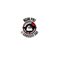crossfitabf fitness gym crossfit pr Sticker