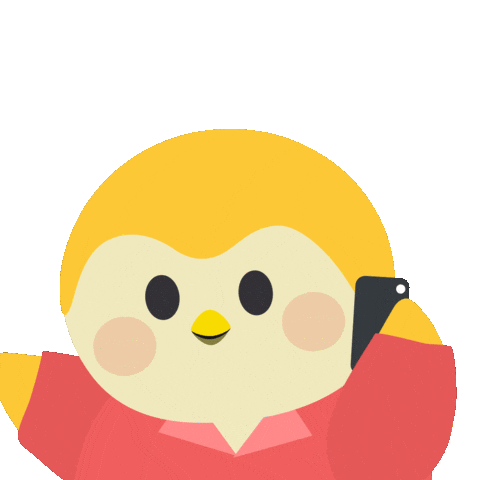 Happy Call Me Sticker by Finch Care