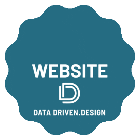 datadrivendesign web design website design web designer new website Sticker