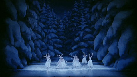 Christmas Snow GIF by New York City Ballet