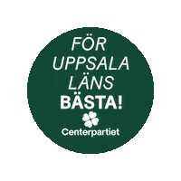 Uppsala Sticker by Centerpartiet