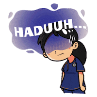 Sad Corona Sticker