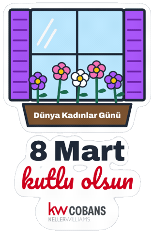 Flowers International Womens Day Sticker by KW CobanS