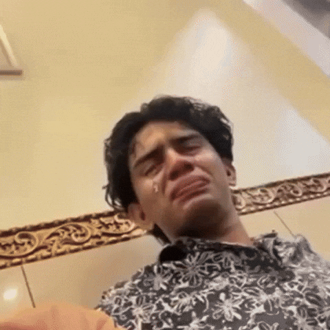 LucianAran reaction sad crying cry GIF