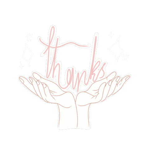 raising_gracie_ happy white thanks hands Sticker