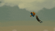Sky Flying GIF by Curtis Waters