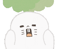 namacoroll omg scared shock mascot Sticker